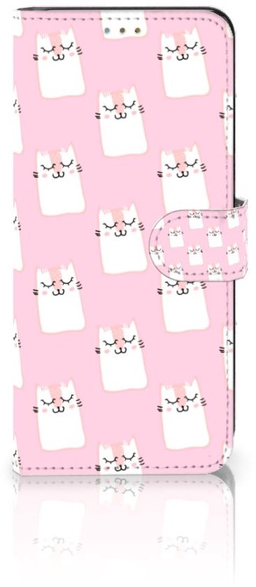 Coque Motorola Moto G52 | Moto G82 PU Cuir Premium Flip Case pour Les Chats De Couchage