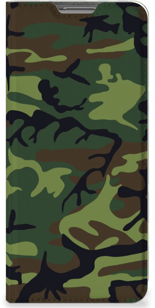 OPPO Find X5 Hoesje met Magneet Army Dark