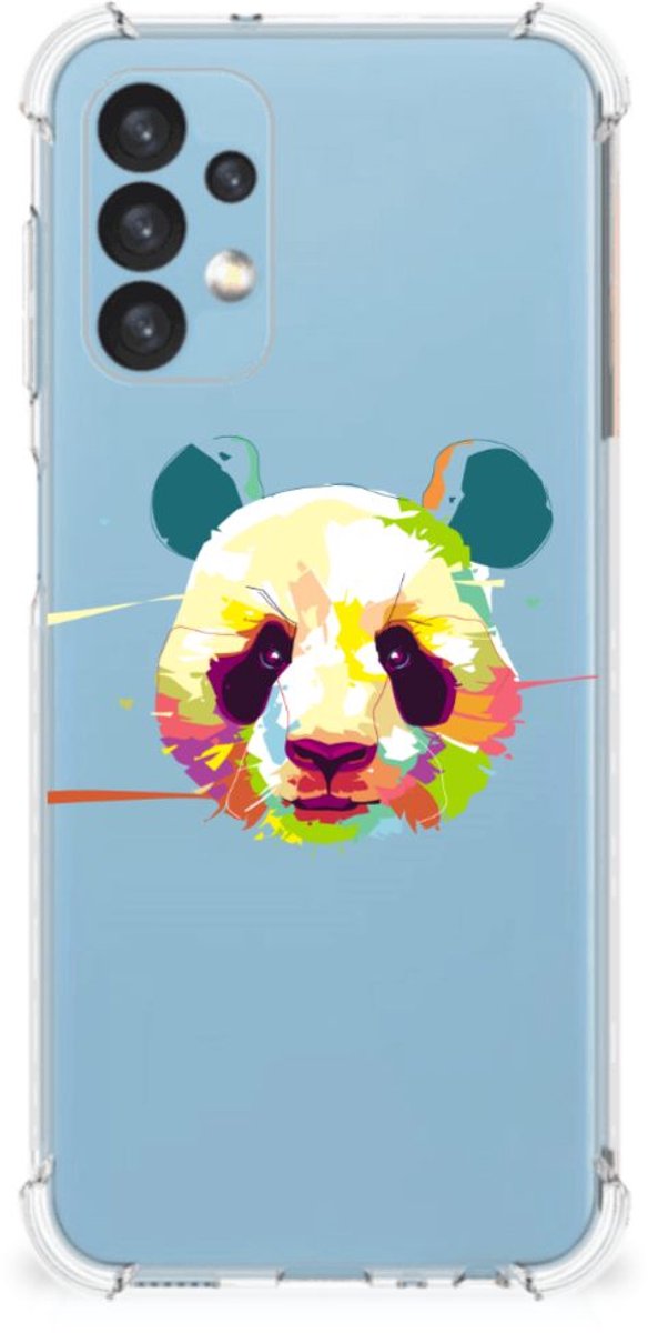 Samsung Galaxy A13 (4G) Stevig Bumper Hoesje Panda Color