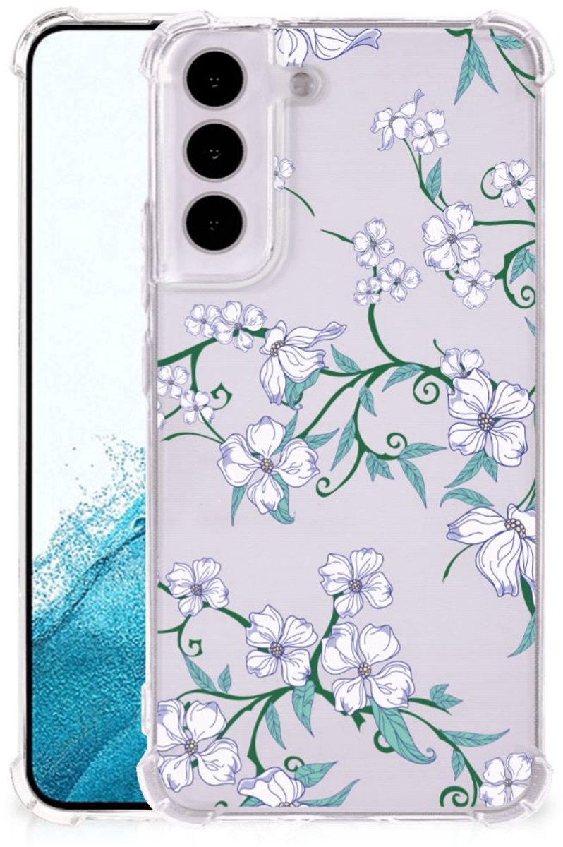 Samsung Galaxy S22 Uniek Case Blossom White