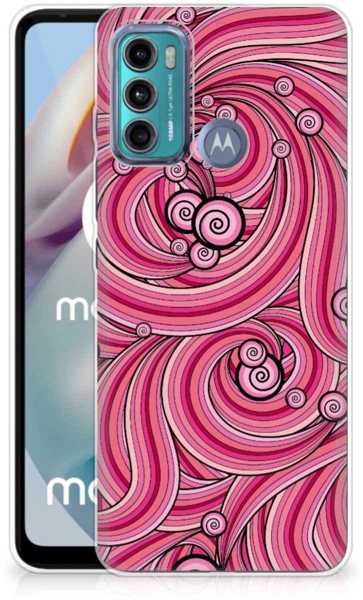 Motorola Moto G60 Hoesje maken Swirl Pink