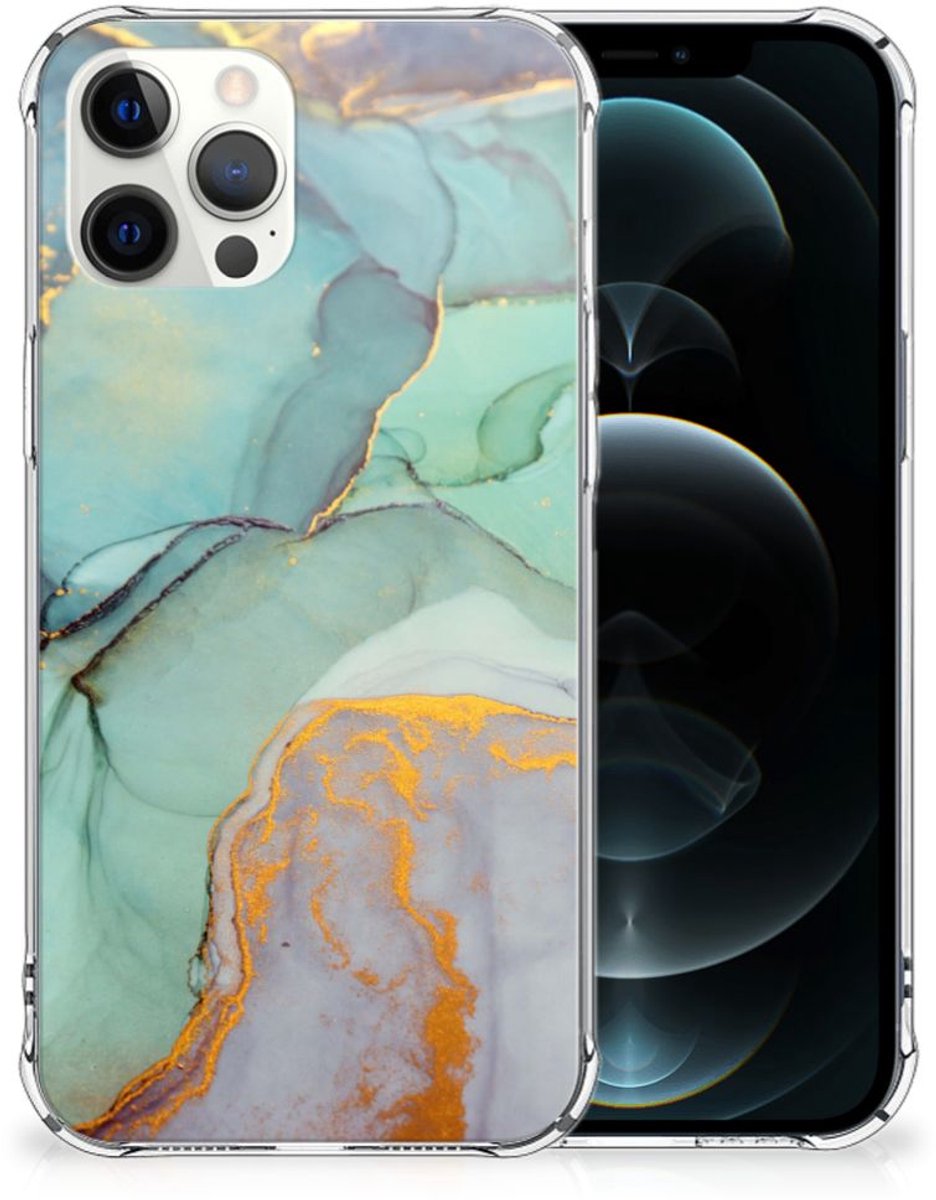 Back Cover voor iPhone 12 Pro Max Watercolor Mix