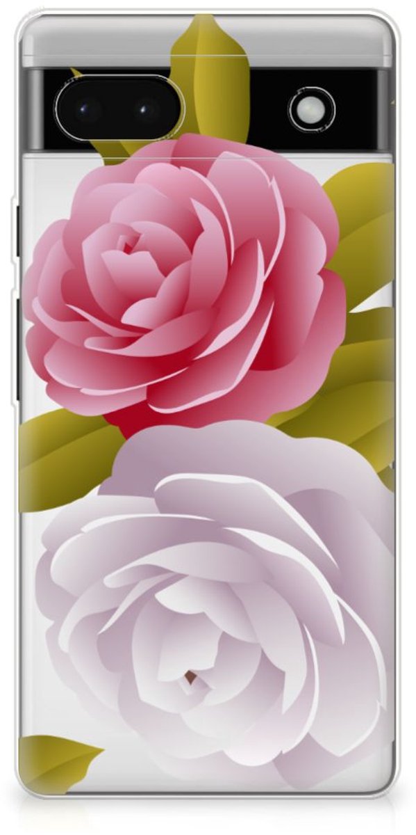 Google Pixel 6A TPU Case Roses
