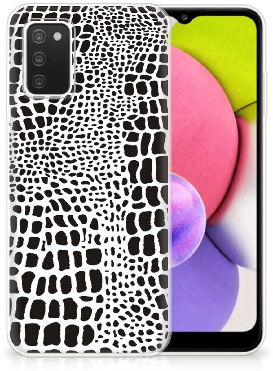 Samsung Galaxy A03S TPU Hoesje Slangenprint