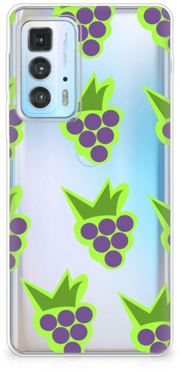 Motorola Edge 20 Pro Siliconen Case Druiven