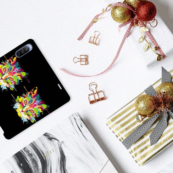 Etui pour smartphone Sony Xperia 10 III Etui portefeuille Cat' anniversaire mignons Couleur de chat