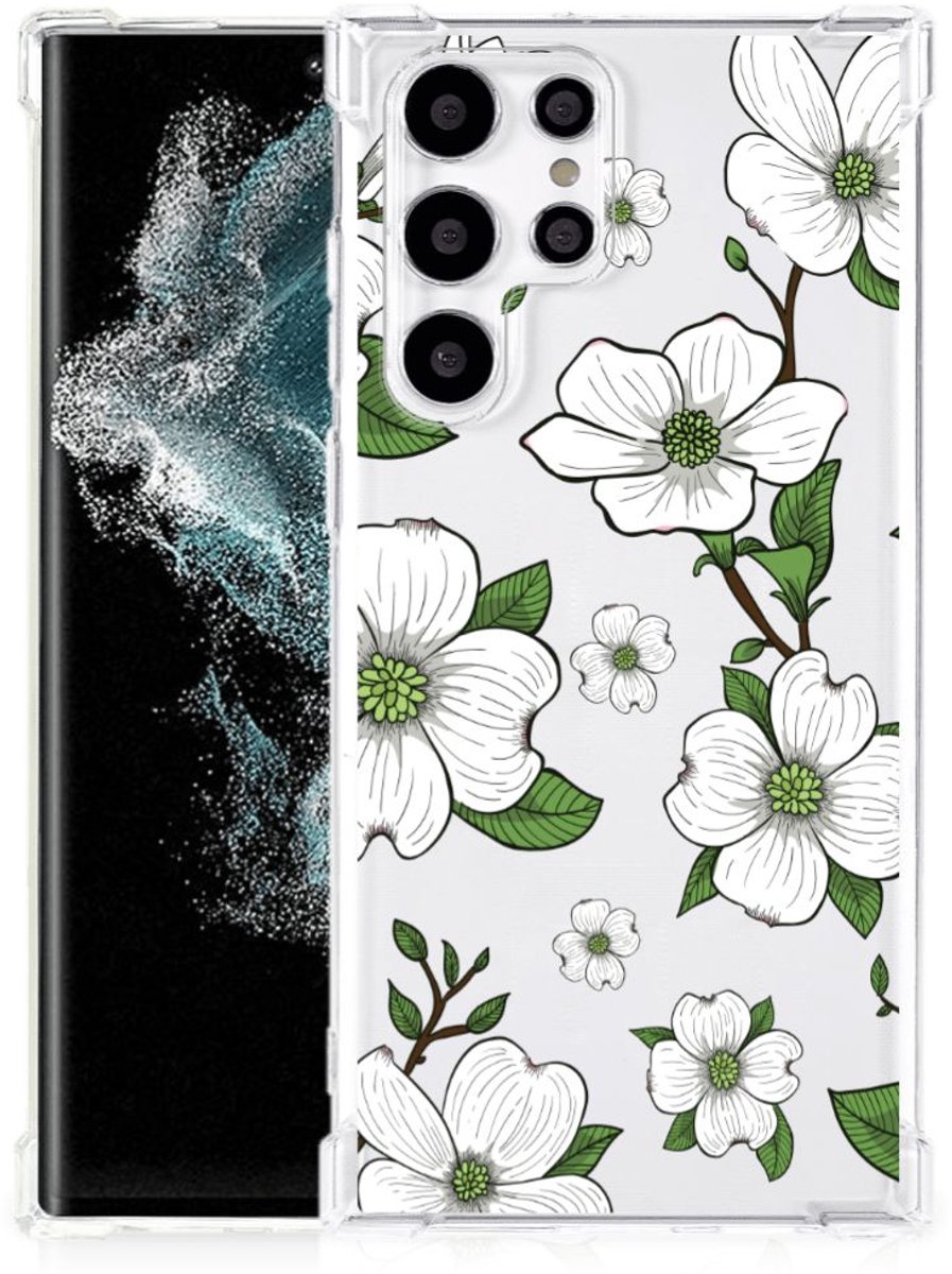 Samsung Galaxy S22 Ultra Case Dogwood Flowers