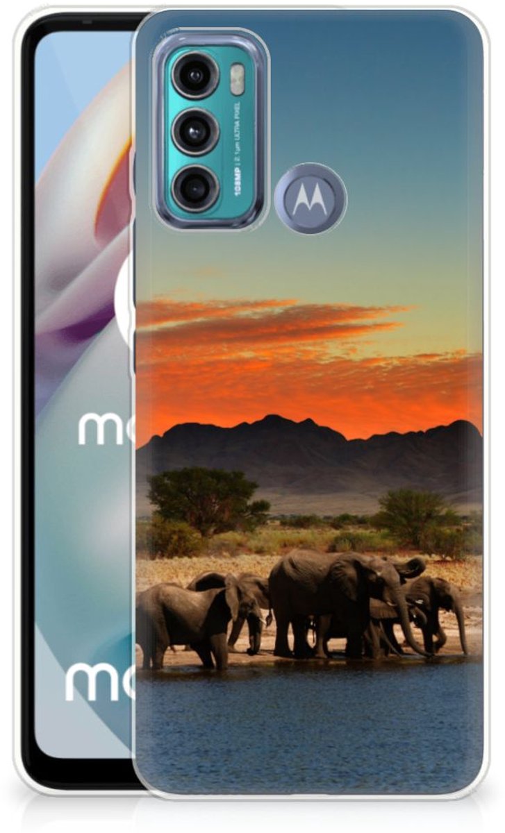 Motorola Moto G60 TPU Hoesje Olifanten