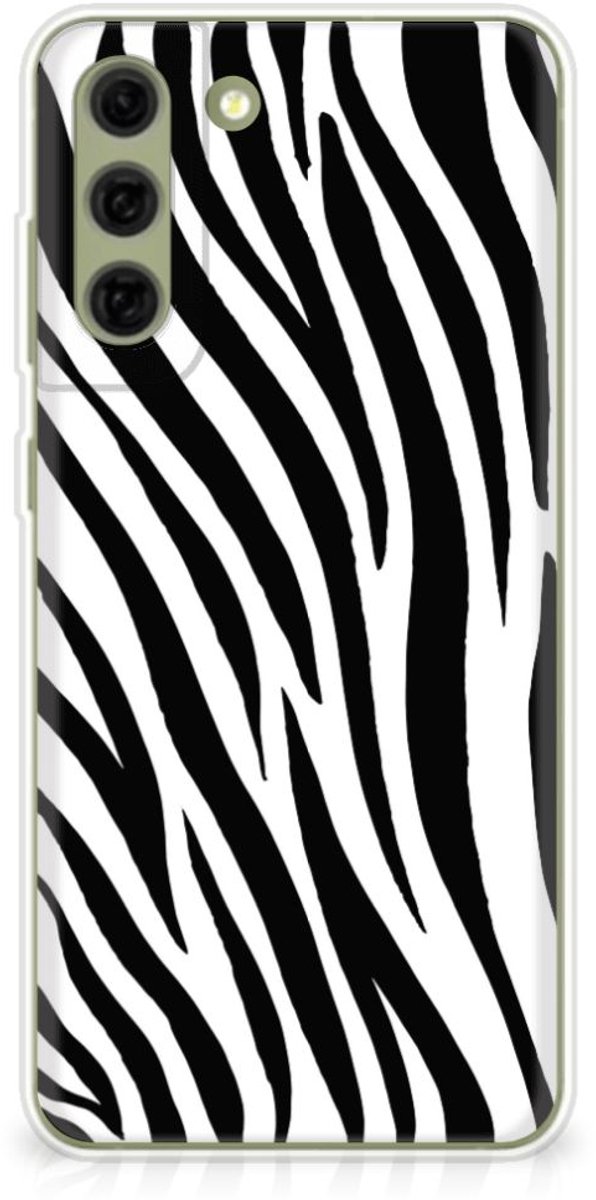 Samsung Galaxy S21FE TPU Hoesje Zebra