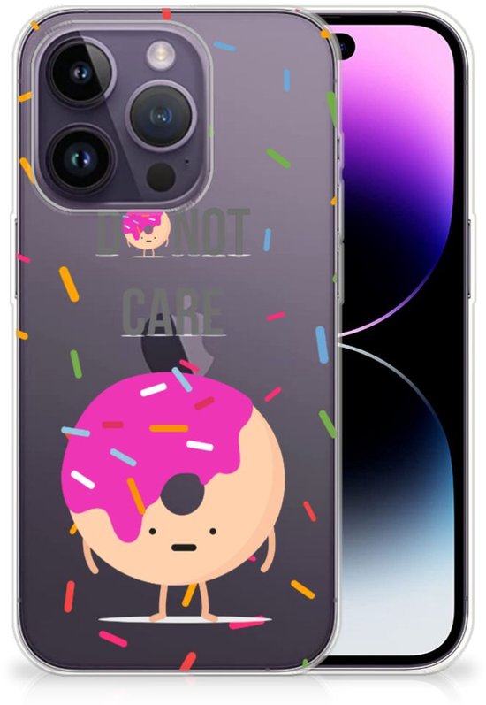 TPU Silicone Bumper pour Apple iPhone 14 Pro Coque Téléphone Donut