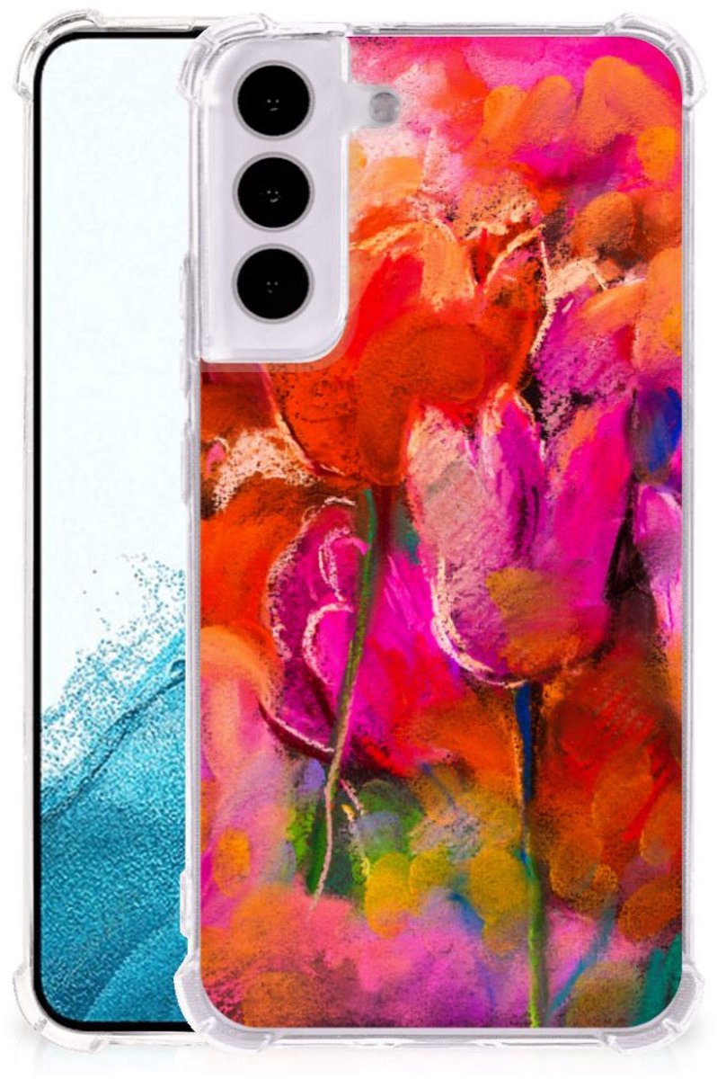 Back Cover voor Back Cover Samsung Galaxy S22 Tulips