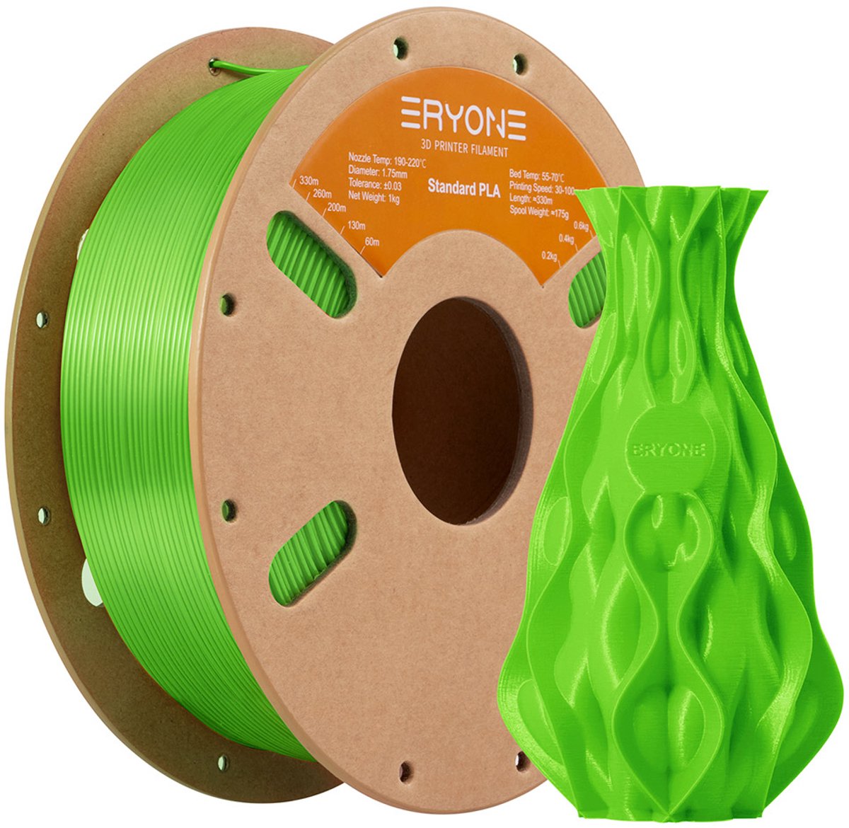 ERYONE Standaard PLA 3D Printer Verbruiksartikelen - Groene appel