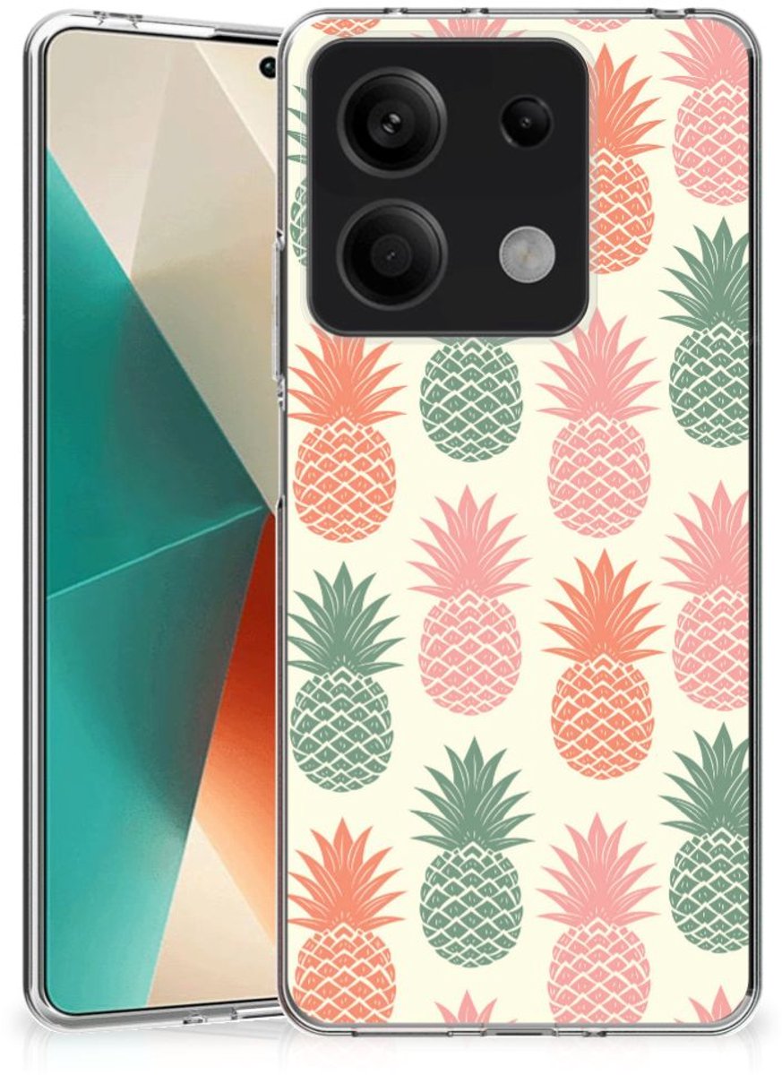 Xiaomi Redmi Note 13 5G Siliconen Case Ananas