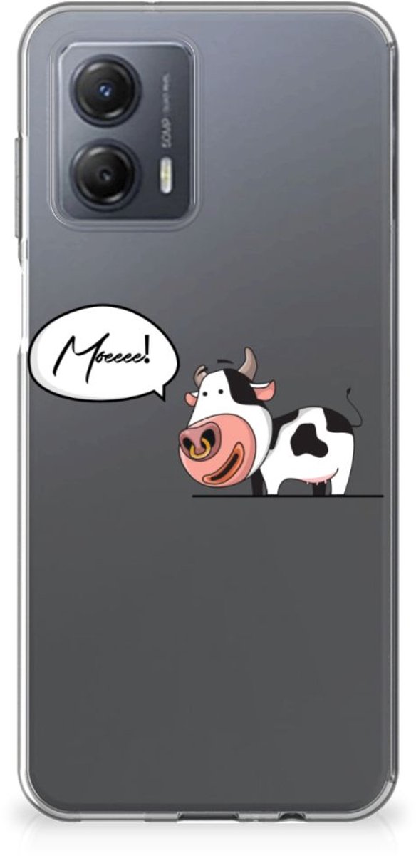 Motorola Moto G53 Telefoonhoesje met Naam Cow