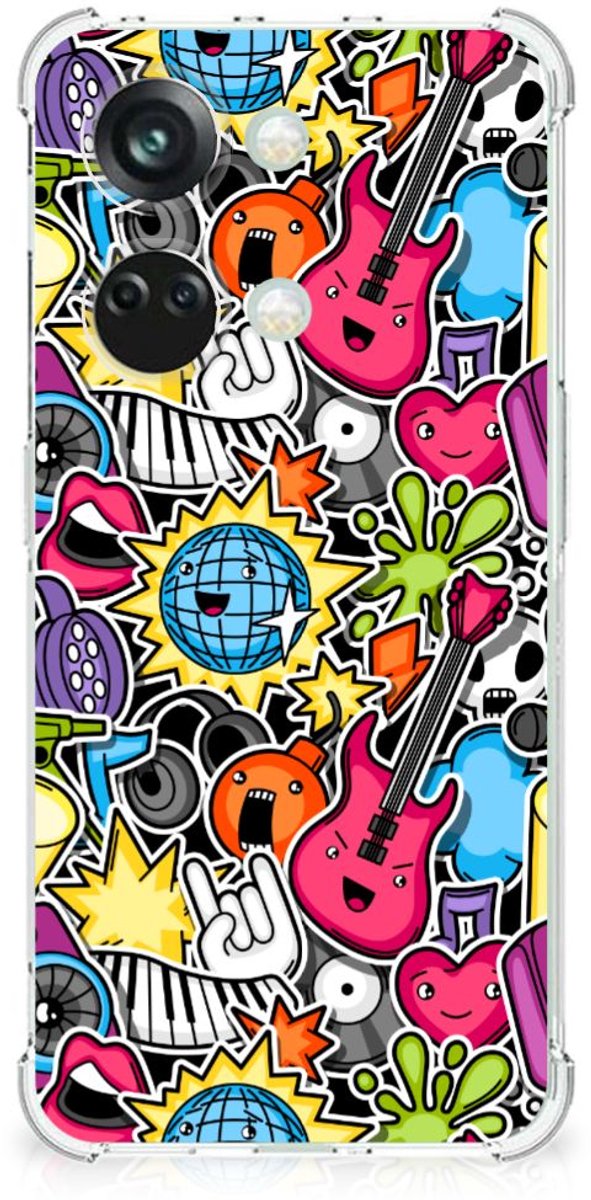 OnePlus Nord 3 Anti Shock Bumper Case Punk Rock