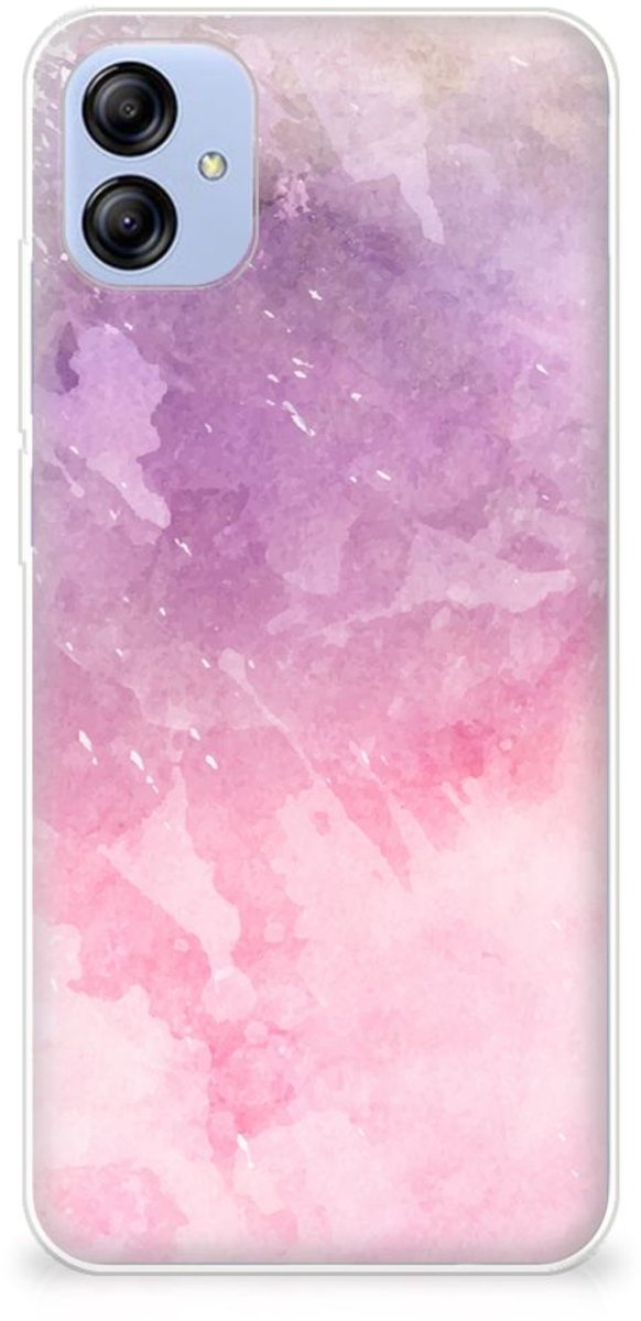 Hoesje maken Samsung Galaxy A04e Pink Purple Paint