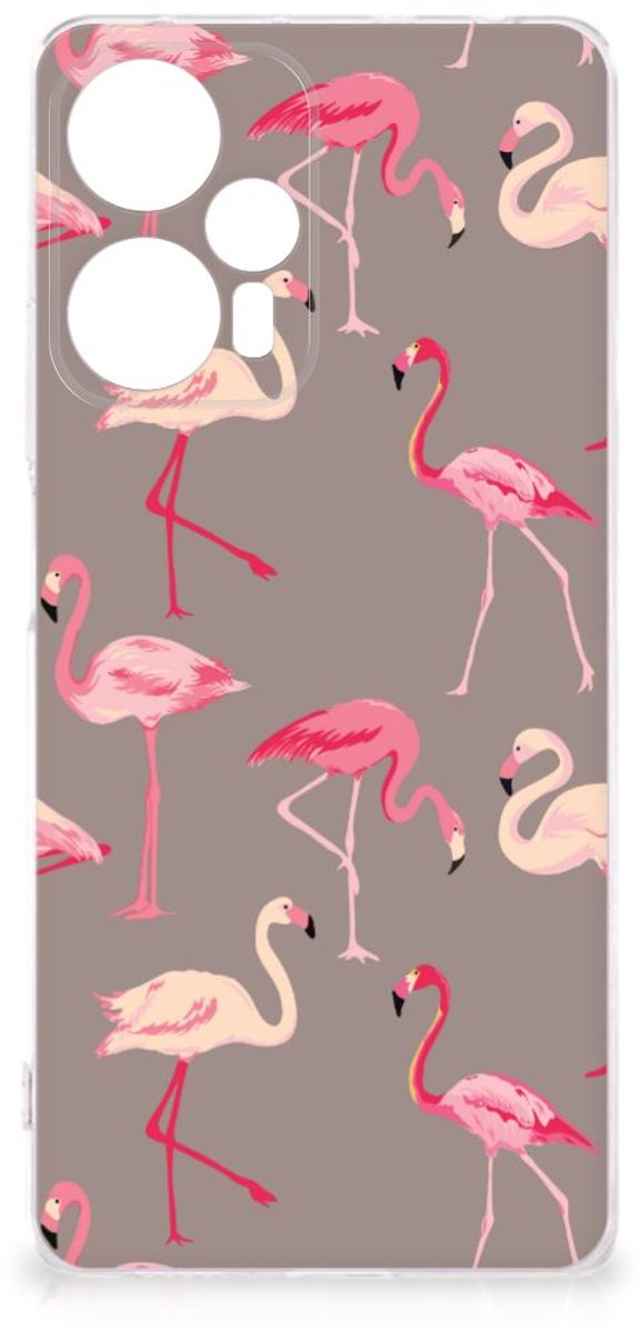Xiaomi Poco F5 TPU Hoesje Flamingo