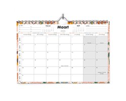 Huurdies® - 22 maanden kalender - 2025/2026 - A3+ - Bloemen