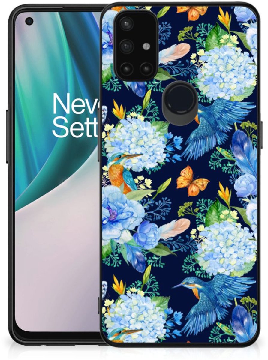 Dierenprint Telefoonhoesje voor OnePlus Nord N10 5G IJsvogel