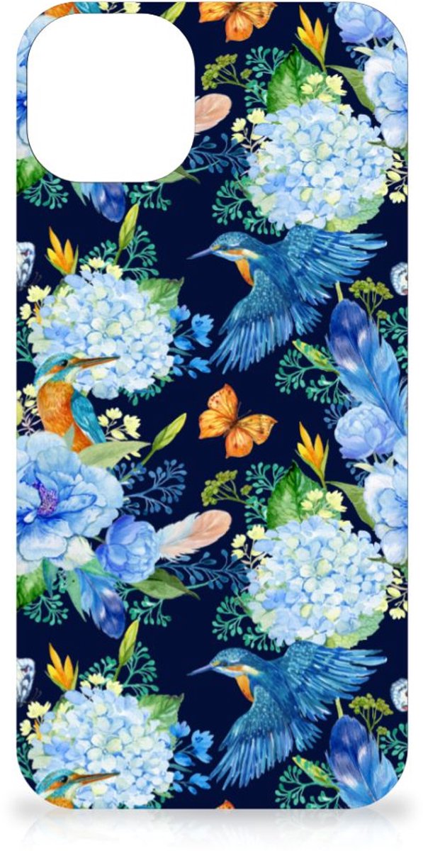 Dierenprint Telefoonhoesje voor iPhone 14 Plus IJsvogel
