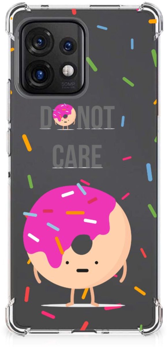 Motorola Edge 40 Pro Beschermhoes Donut Roze