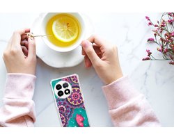 OnePlus 11 Back Cover Cirkels en Vlinders