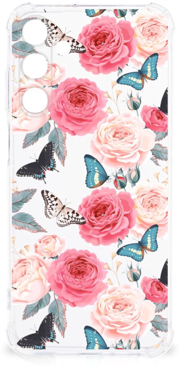 Samsung Galaxy A25 Case Butterfly Roses