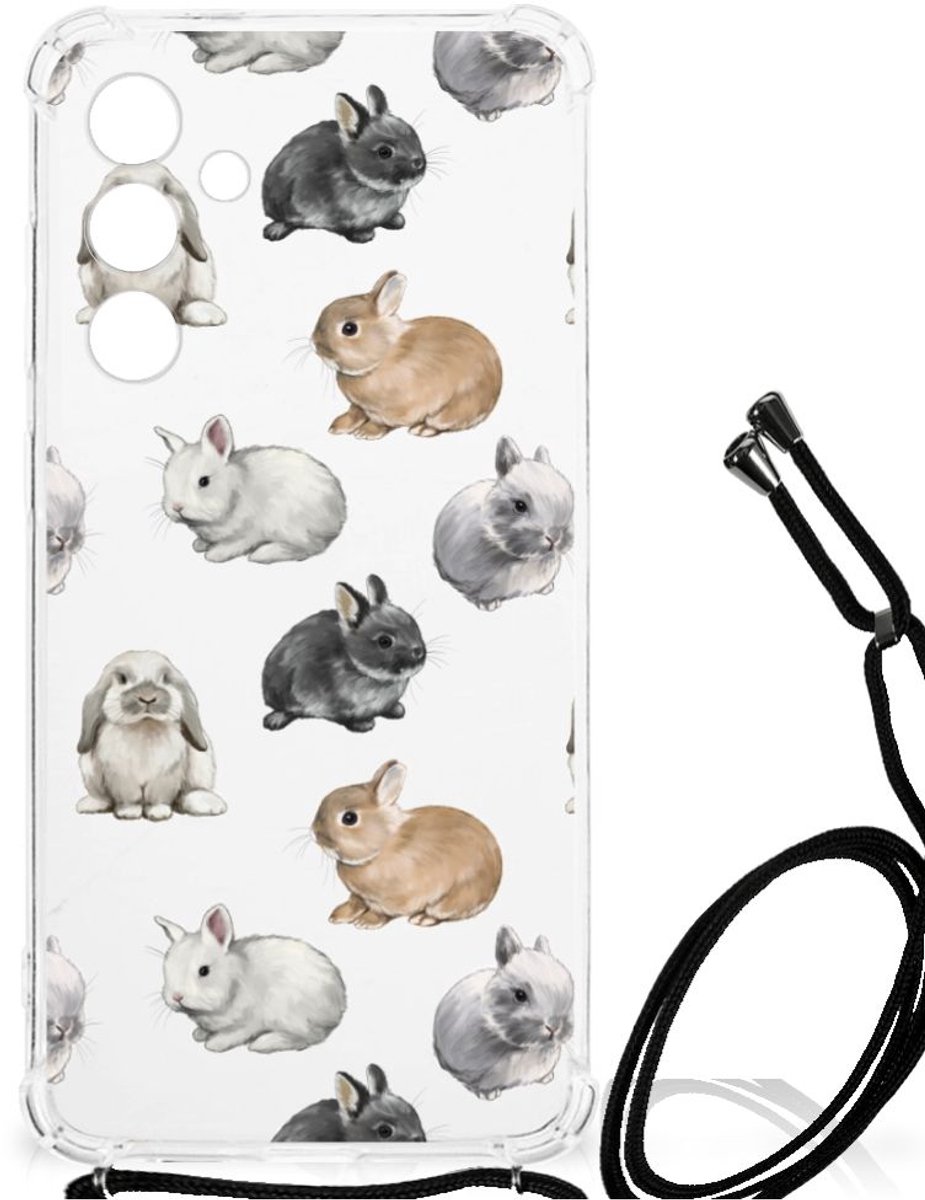 Case Anti-shock voor Samsung Galaxy A55 Konijntjes