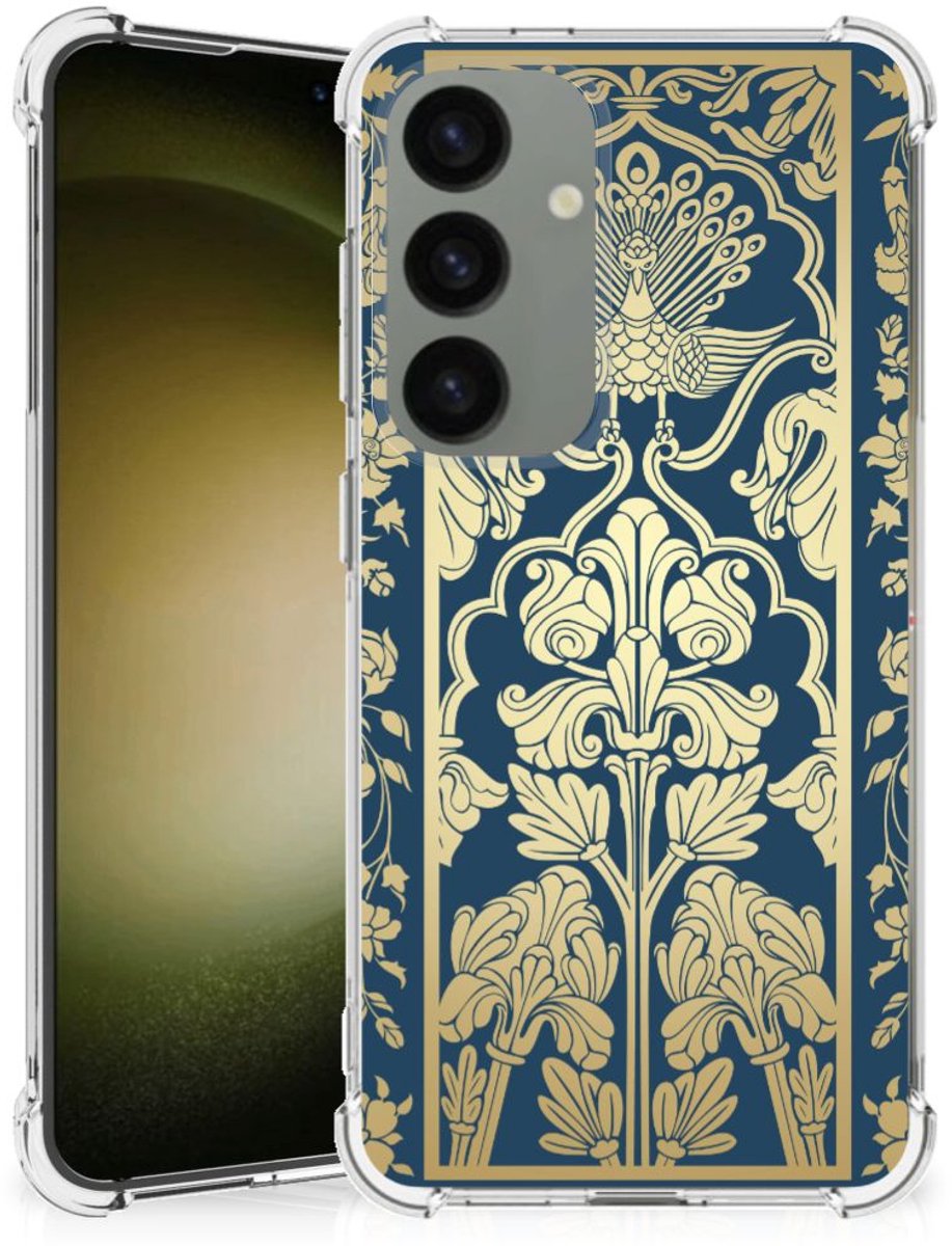 Samsung Galaxy S24 Case Beige Flowers