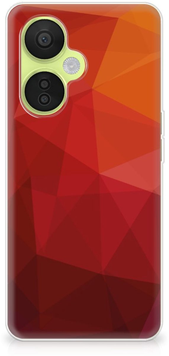 TPU Hoesje voor OnePlus Nord CE 3 Lite Polygon Red