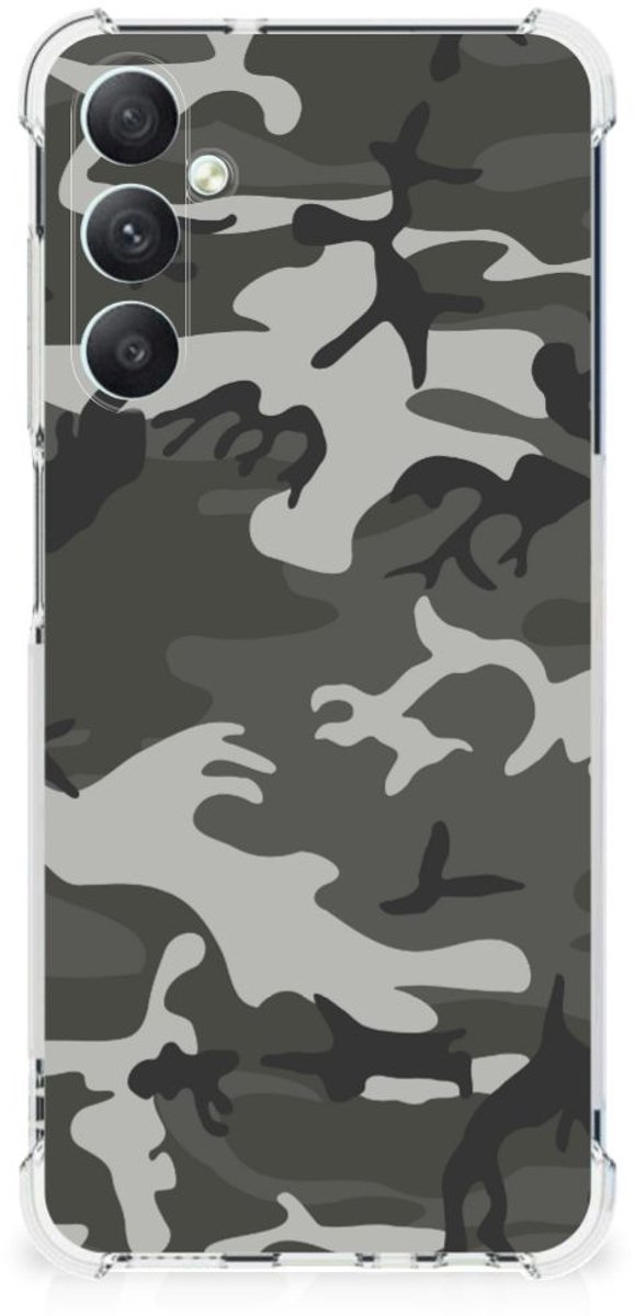 Back Cover voor Samsung Galaxy A05s Doorzichtige Silicone Hoesje Army Light