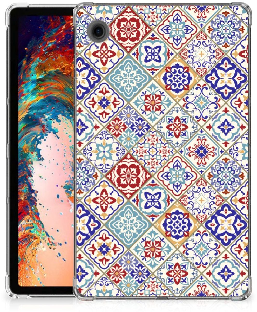 Samsung Galaxy Tab A9 Tablet Back Cover Tiles Color