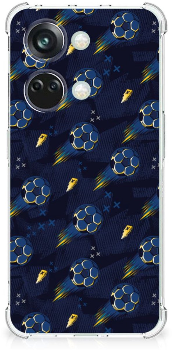Doorzichtige Silicone Hoesje voor OnePlus Nord 3 Voetbal