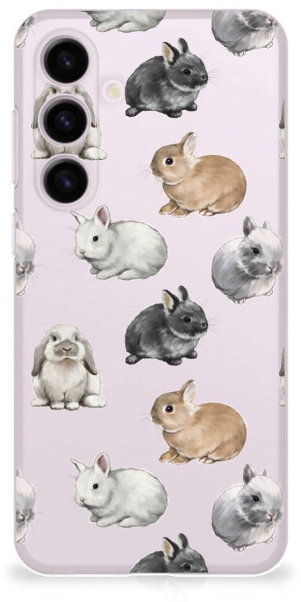 TPU Hoesje voor Samsung Galaxy S24 Plus Konijntjes