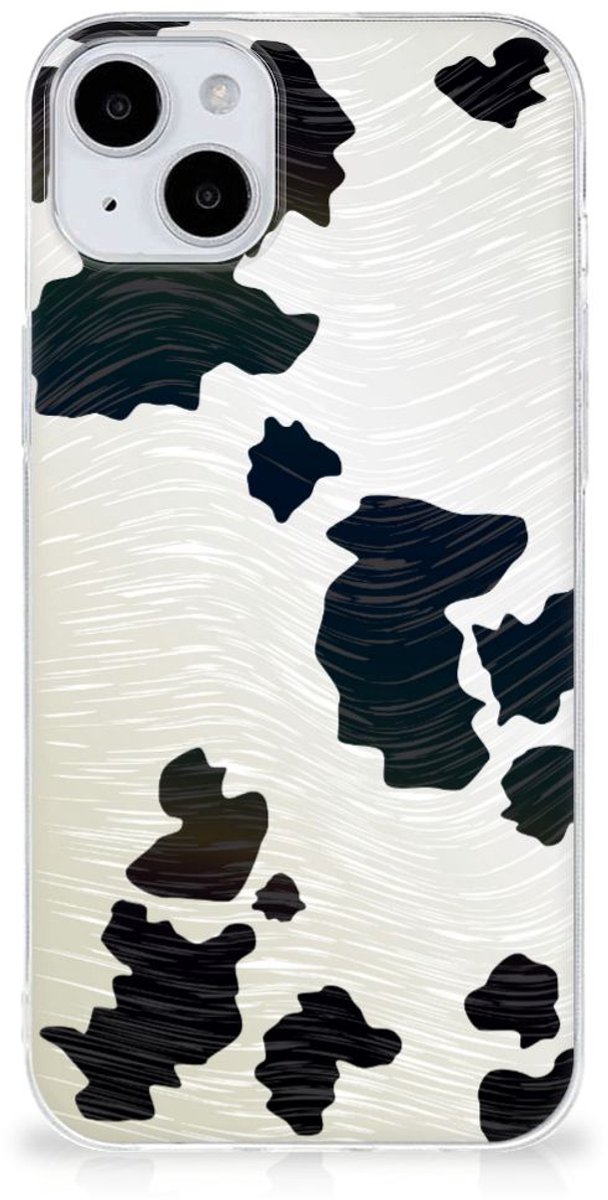 iPhone 15 TPU Hoesje Koeienvlekken
