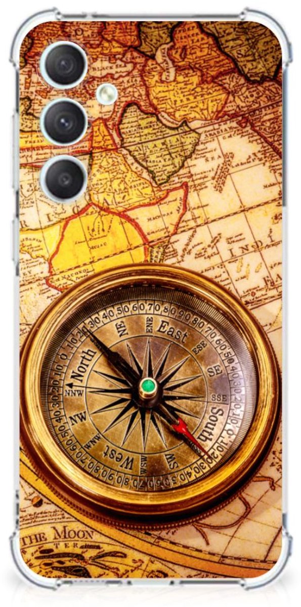 Samsung Galaxy S23 FE Telefoonhoesje met valbescherming Kompas