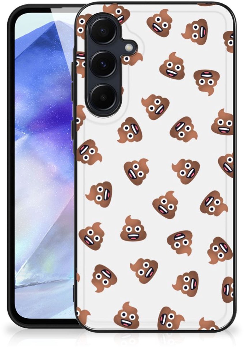 Back Case voor Samsung Galaxy A55 Poep Emojis