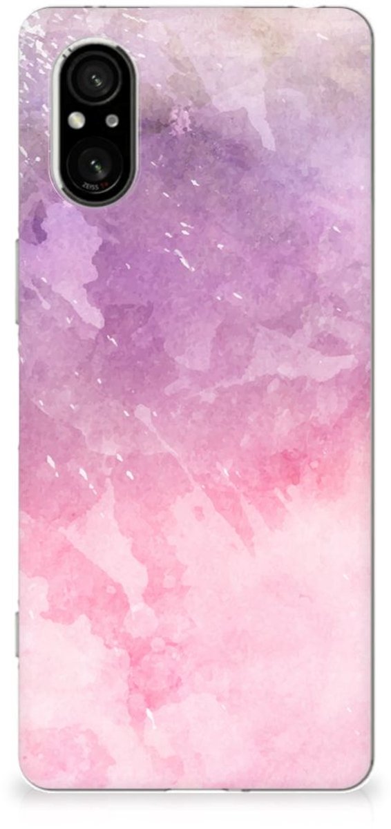Hoesje maken Sony Xperia 5 V Pink Purple Paint