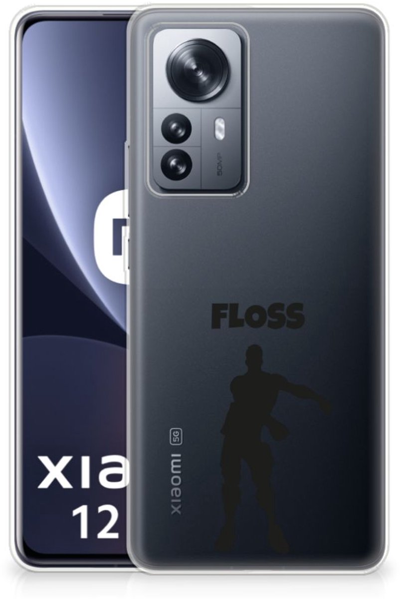 Back Cover voor Xiaomi 12 Pro Telefoonhoesje met Naam Floss