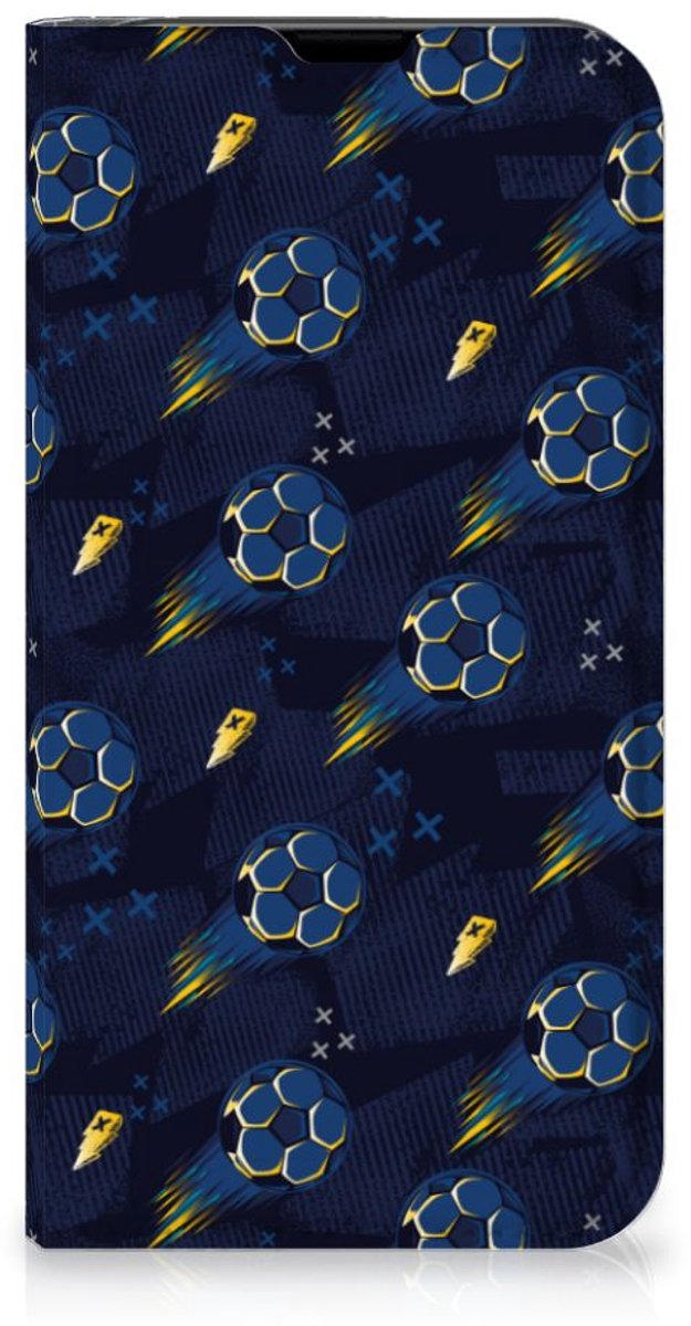 Hoesje met Magneet voor iPhone 13 Mini Voetbal