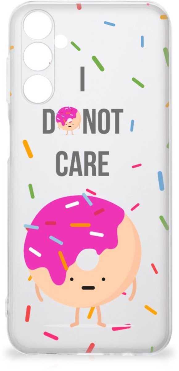 Samsung Galaxy M14 Siliconen Case Donut Roze