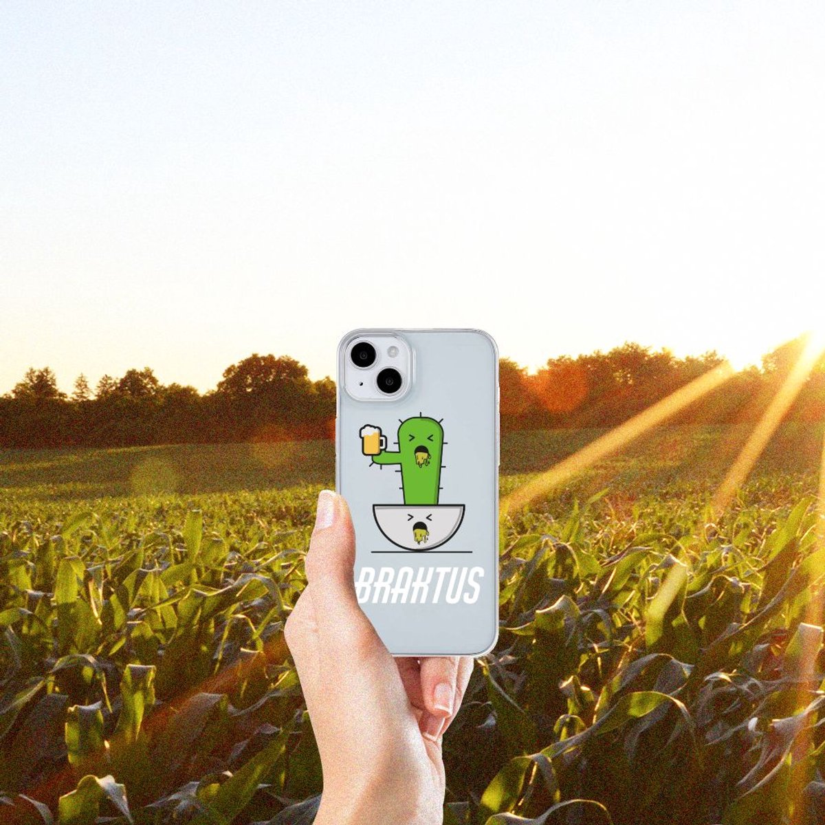 iPhone 15 Telefoonhoesje met Naam Braktus