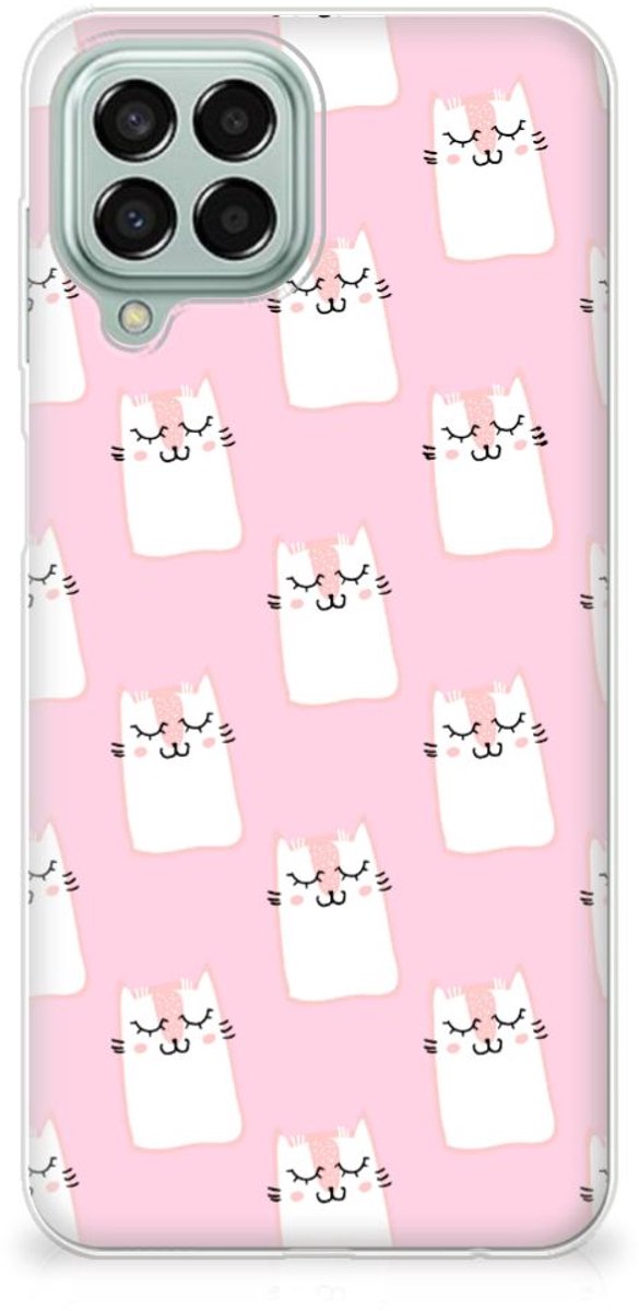 Samsung Galaxy M33 TPU Hoesje Sleeping Cats