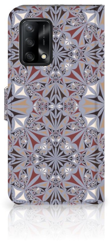 Étui pour téléphone portable OPPO A74 4G Flipcover Flower Tiles
