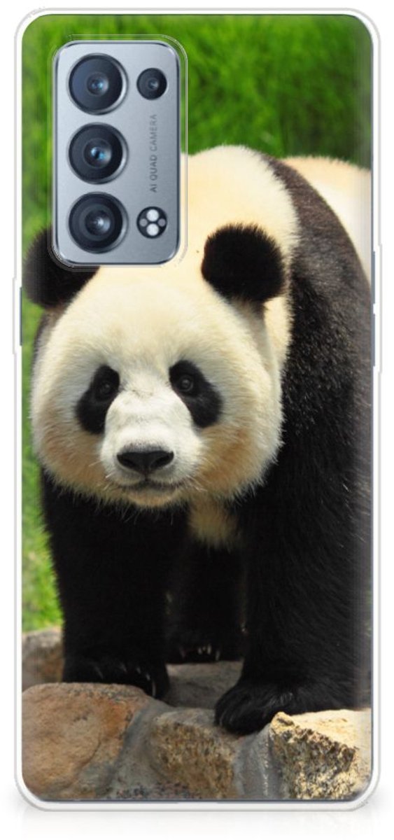 OPPO Reno 6 Pro Plus 5G TPU Hoesje Panda