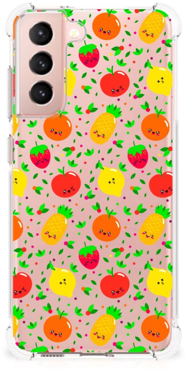 Samsung Galaxy S21 FE Beschermhoes Fruits