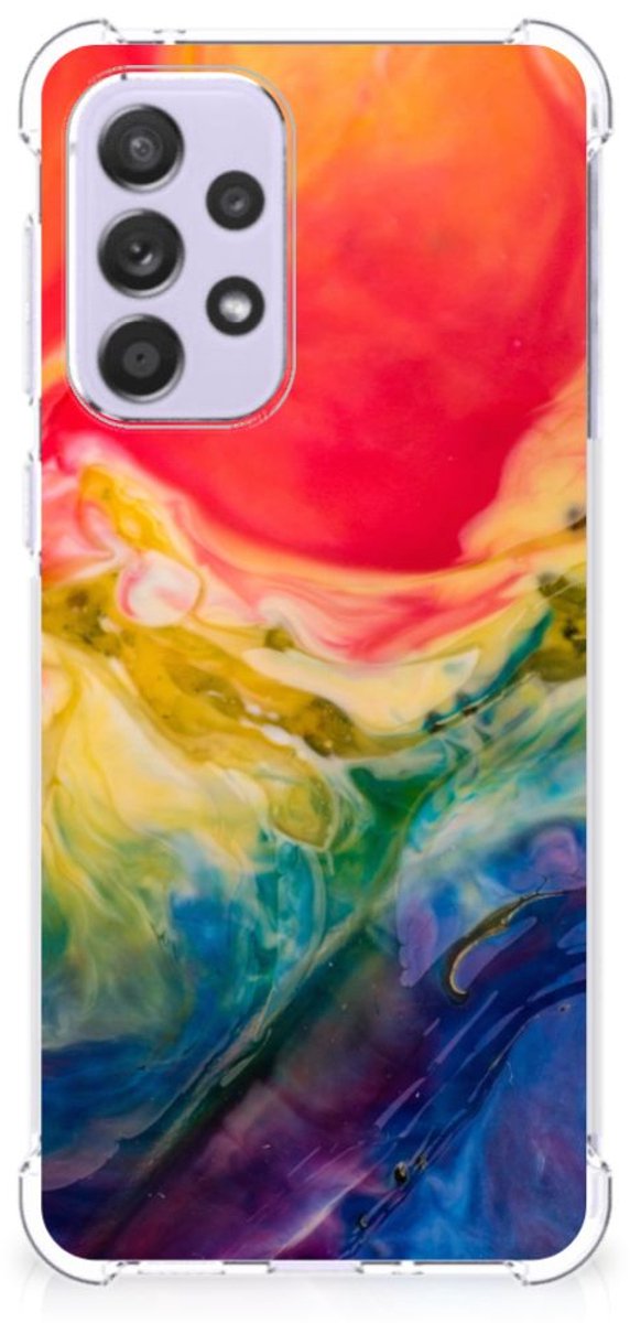 Back Cover Samsung Galaxy A33 Watercolor Dark
