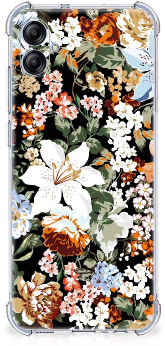 Case voor Samsung Galaxy A04e Dark Flowers