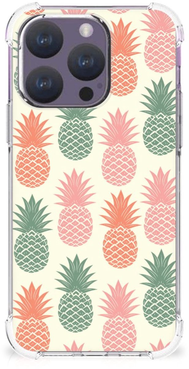 iPhone 15 Pro Beschermhoes Ananas