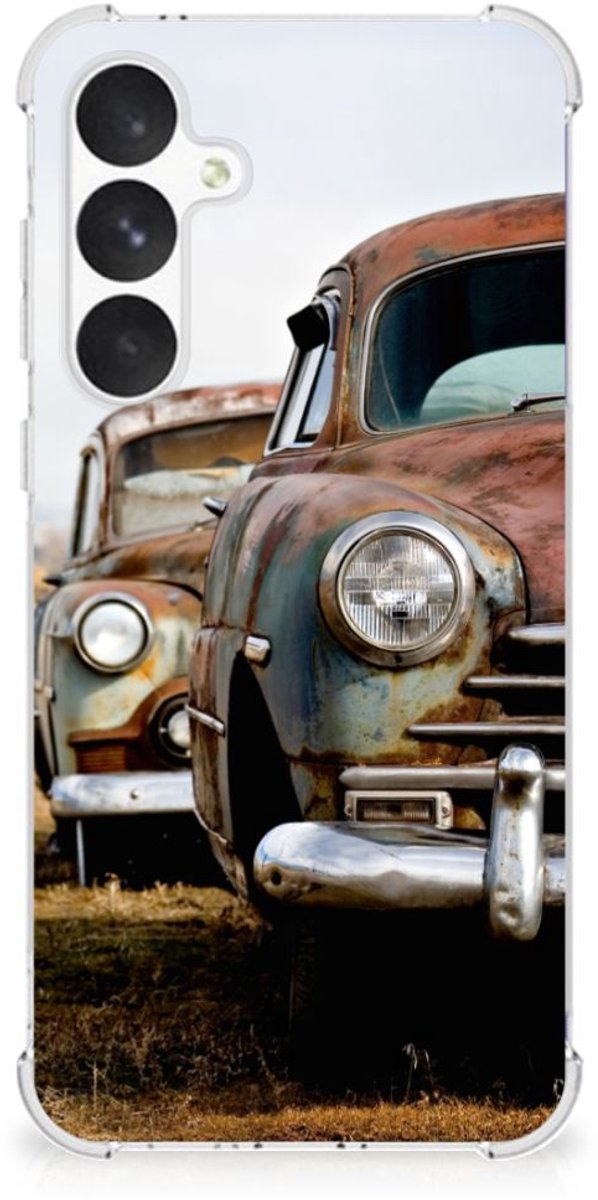 Samsung Galaxy A55 Anti-shock Hoesje met foto Vintage Auto